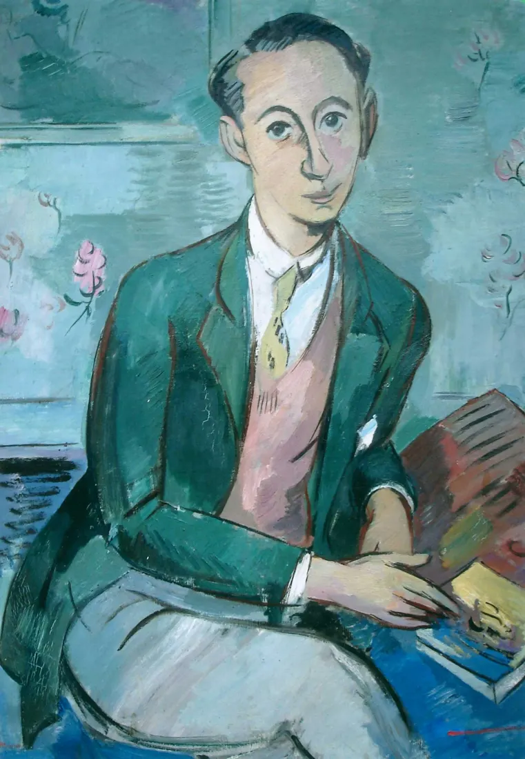 Christian Dior, painted by Paul Strecker, 1928
