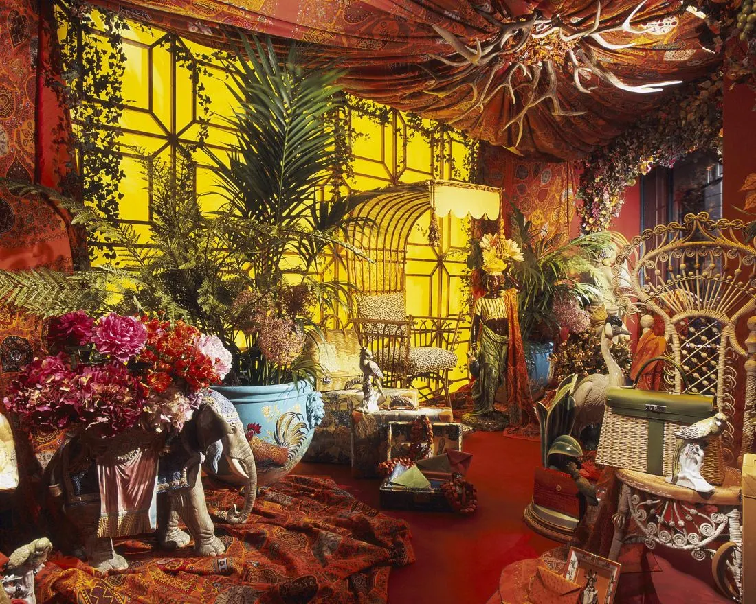 A window designed by Leïla Menchari, 2011