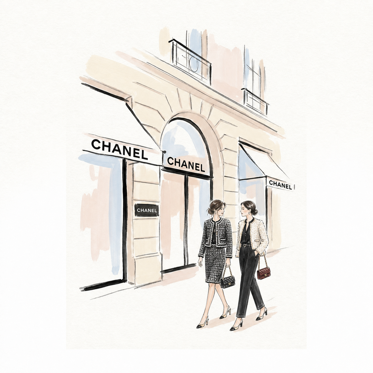 Chanel storefront