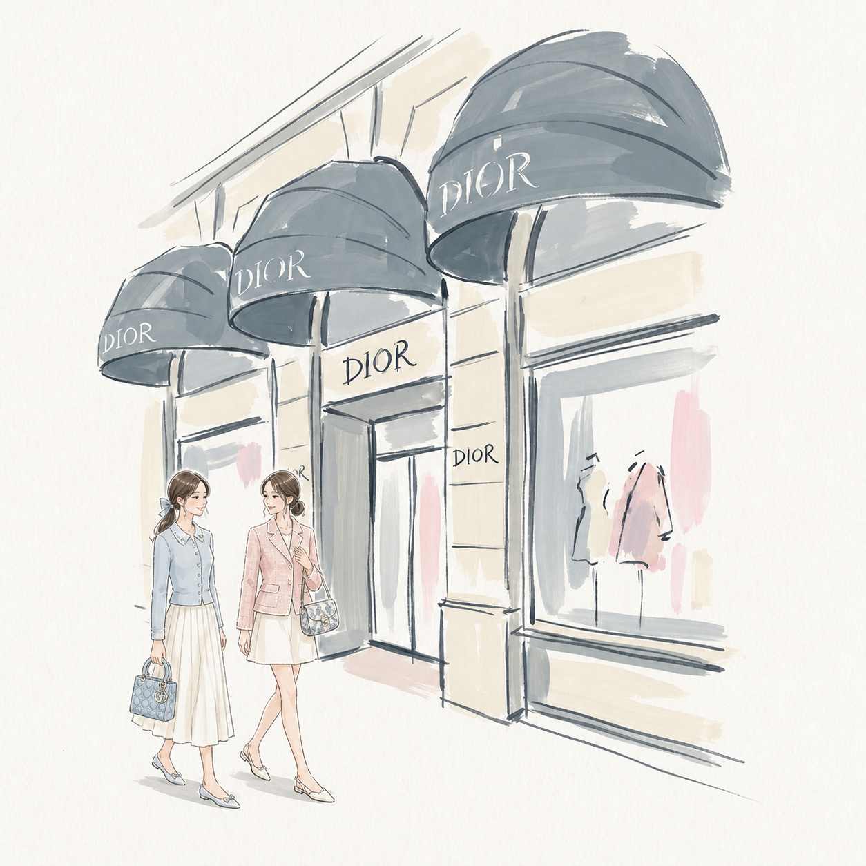 Dior storefront