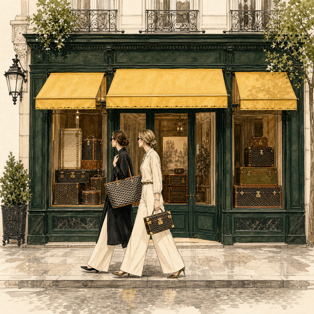 Goyard storefront