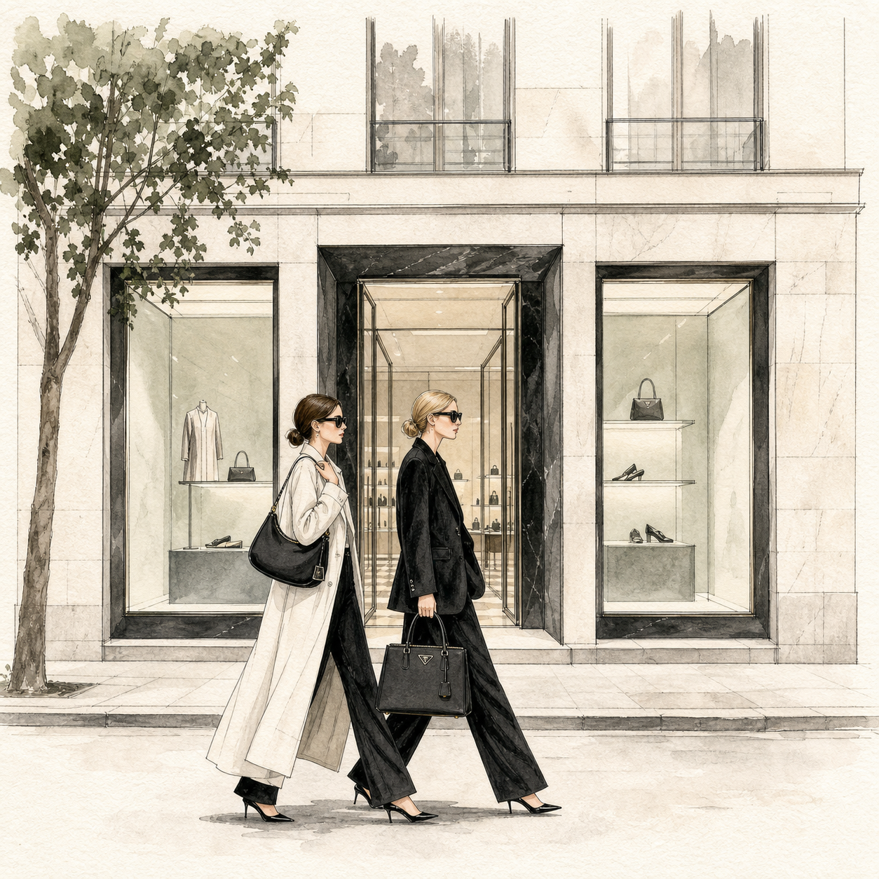 Prada storefront