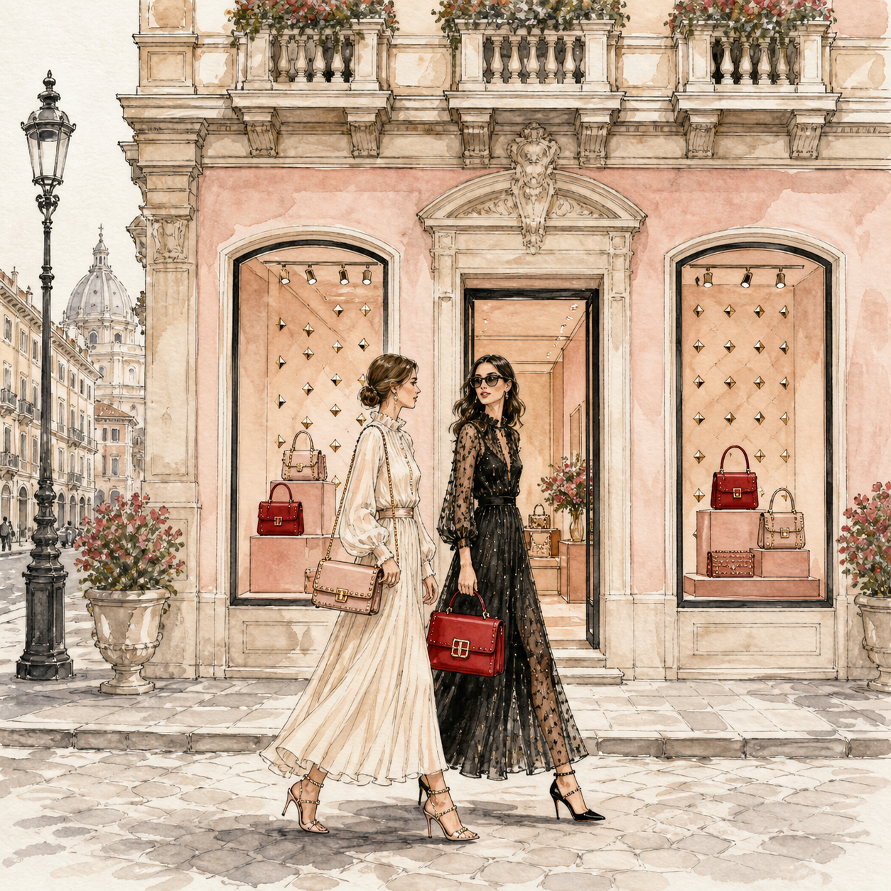 Valentino storefront