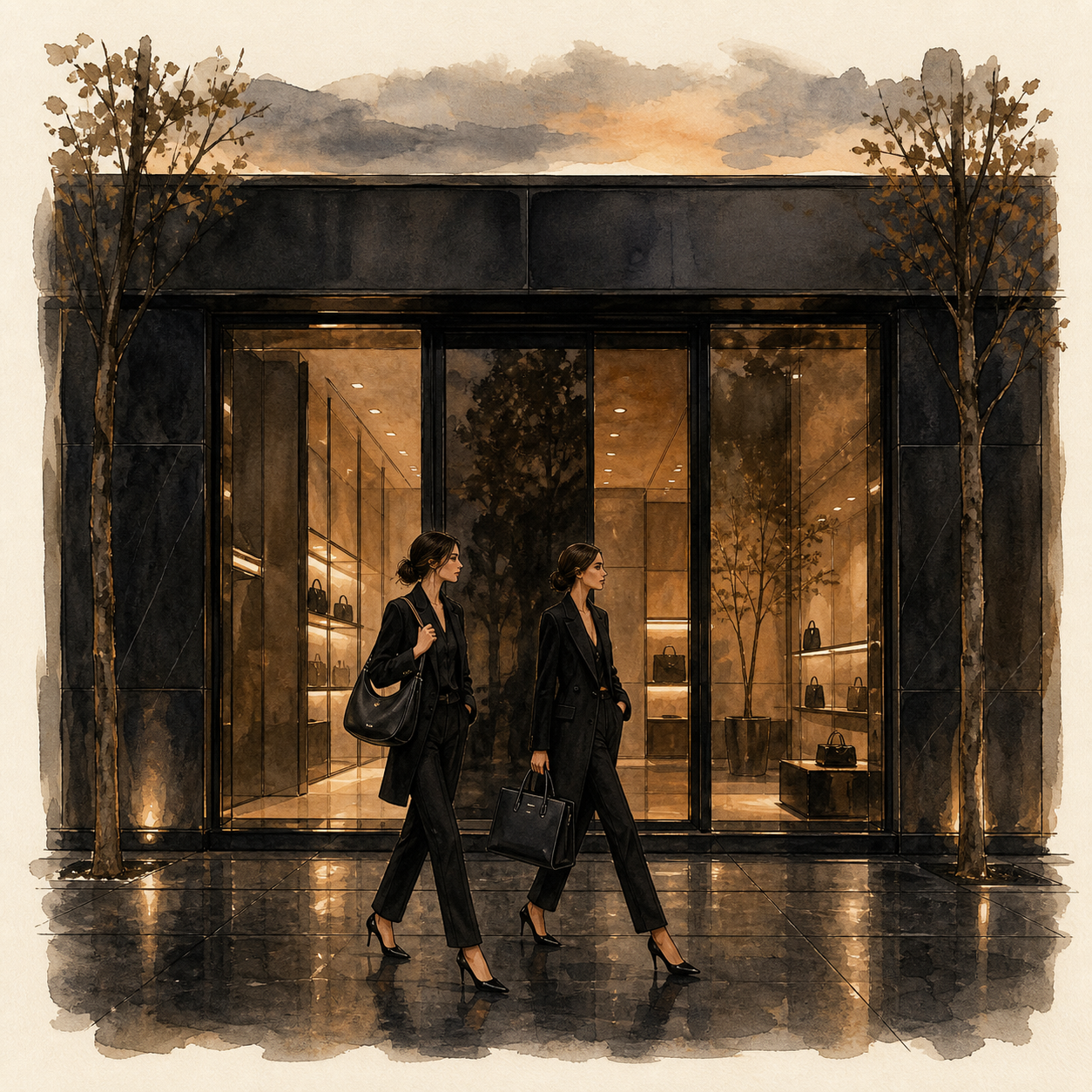 Saint Laurent storefront