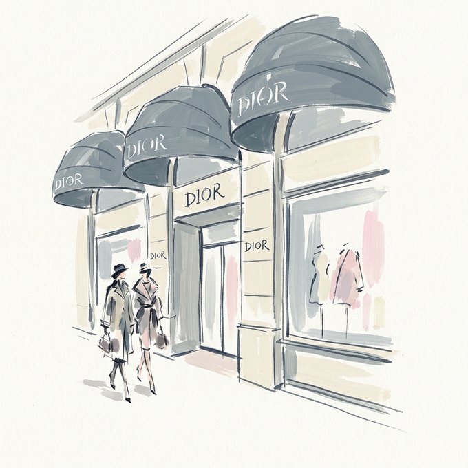 Dior storefront