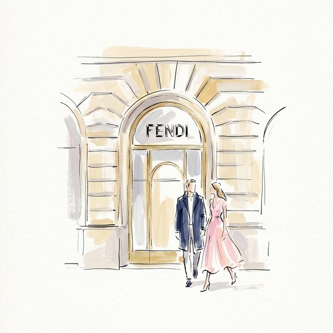 Fendi storefront
