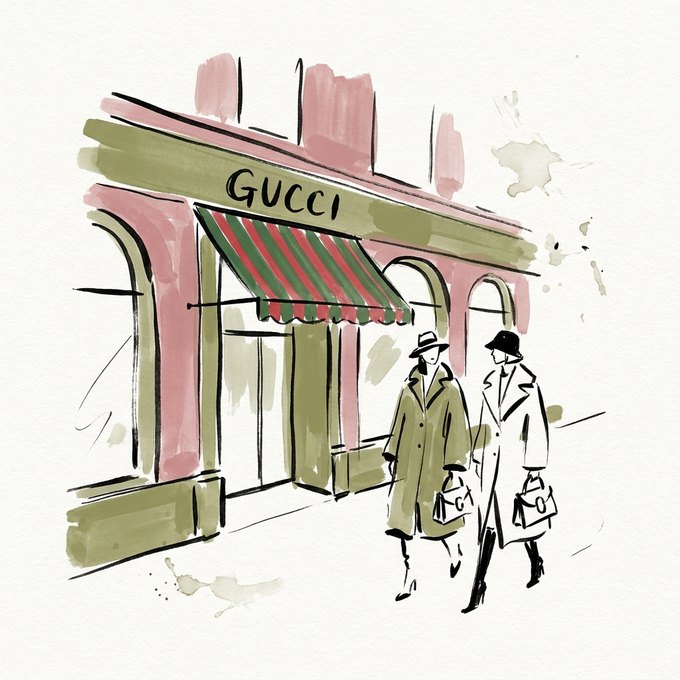 Gucci storefront