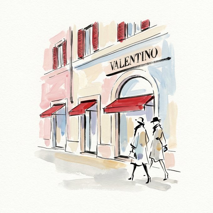 Valentino storefront