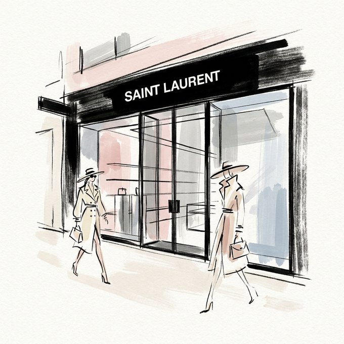 Saint Laurent storefront